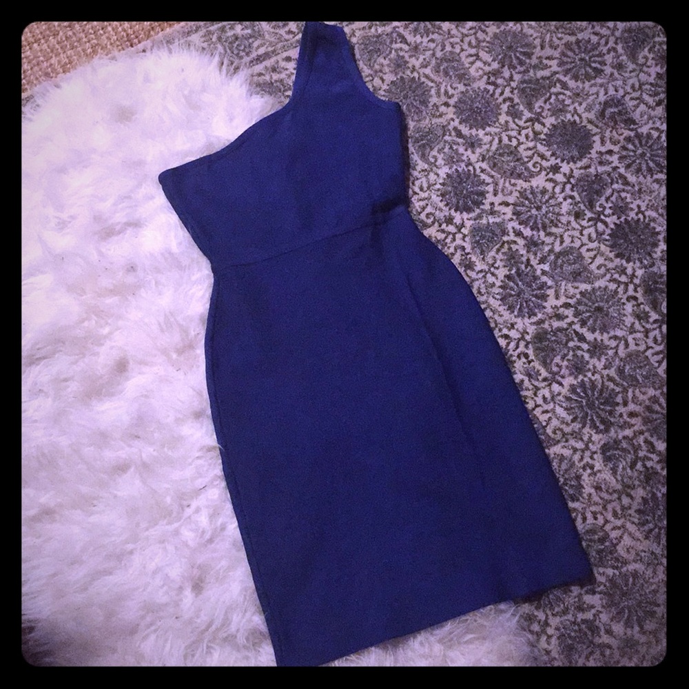 Royal blue BCBG cocktail dress